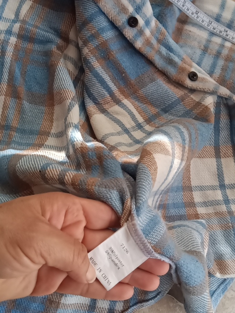 Chic Plaid Overshirt - Picture 11 of 11